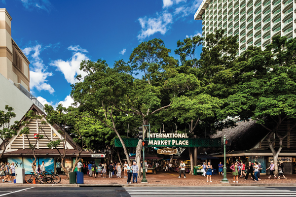 International Market Place in Waikiki Beach Hawaii